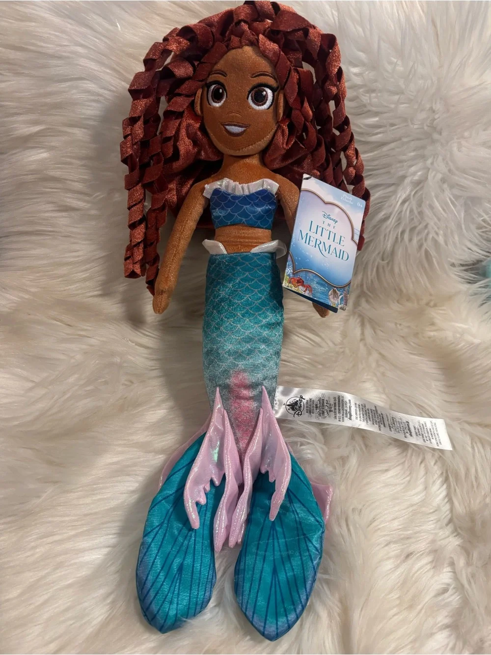 Disney Parks Store Ariel Plush 18” Doll The Little Mermaid Live Action Movie NEW